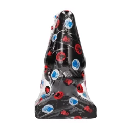 Alternative view of All Black AB13 Anal Plug 28.5 cm - Smooth Grooved Large Model