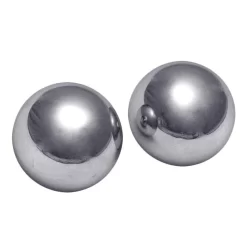 Titanica Steel Weighted Balls 2'' Grey - Heavy-Duty Intimate Exercise System