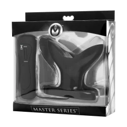 Alternative view of XR Brands Master Series 10-Mode Expanding Plug with Remote Control Black