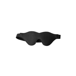 Master Series Lined Fleece Blindfold Black Adjustable Comfort Fit