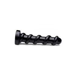 Alternative view of XR Brands The Screw Intimate Machine Black with Textured Spiral Design 27 cm
