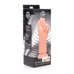 Alternative view of XR Brands Master Series Knuckles Small Hand Model with Suction Base 21 cm