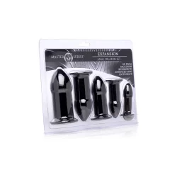 Alternative view of XR Brands Expansion Metal Dilator Set with Hollow Core, Silver