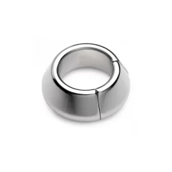 XR Brands Magna-Chute Magnetic Stainless Steel Testicular Ring 8.6oz