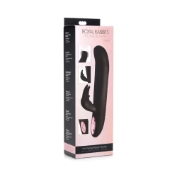 Alternative view of Royal Rabbits Bling Bunny Flexible Silicone Dual Action Massager Pink