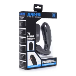 Alternative view of XR Brands P-Thump Tapping Prostate Device 7 Modes Remote Control Black