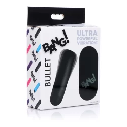 Alternative view of Bang! Mini Bullet Wireless Vibrating Device, Remote Control, Black