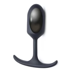 XR Brands Heavy Hitter Silicone Weighted Plug Medium - Velvety Texture