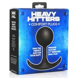 Alternative view of XR Brands Comfort Plugs Silicone Weighted Sphere 4.7cm - Black