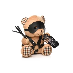 Alternative view of Master Series Burnt Orange Bondage Bear Plush Toy 23cm
