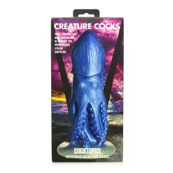 Alternative view of Cocktopus Octopus Silicone Model Blue - Anatomical Tentacle System