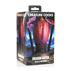 Alternative view of XR Brands Dragon Hatch Silicone Egg Large - Textured Fantasy Model