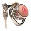 Pussy Boy Metal Safety Cage - Stainless Steel & Silicone System - Asu ja Lelu