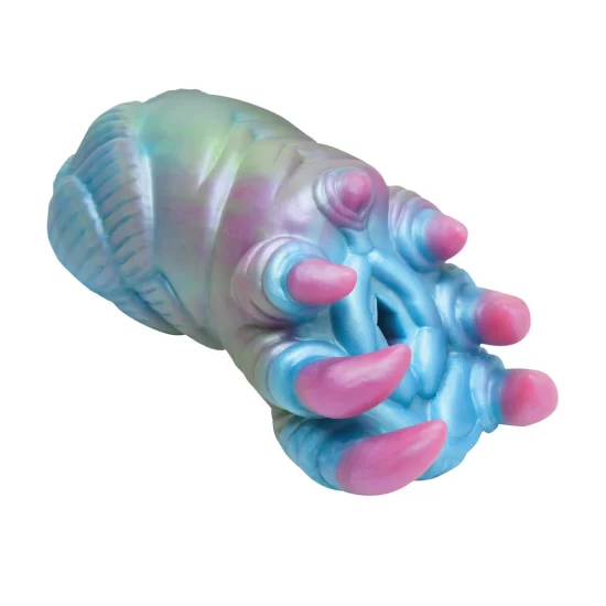 Ursa Silicone Intimate Machine Blue/Purple - Textured Tunnel 16cm