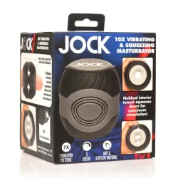 Alternative view of Curve Toys 10-Speed Vibrating & Squeezing Intimate Device Black 4"