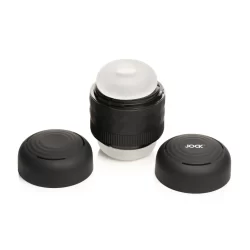 XR Brands Tightening Tunnel Black Adjustable Intimate Device 4.7in