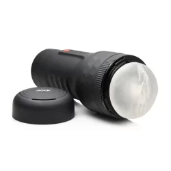 IntimateTech Black Vibrating Tightening Massager 7 Modes USB IPX5