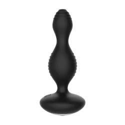 Shots ElectroShock Vibrating Anal Plug with E-Stim Function Black