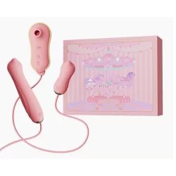 Alternative view of Unicorn Multi-Function Intimate Device with Suction, Vibration & Thruster Attachments