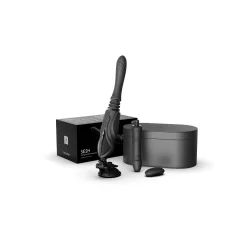 Alternative view of ZALO Sesh Obsidian Black Intimate Thrusting Machine, 30mm, PowerThrust