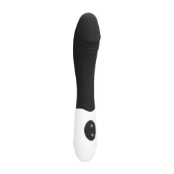 Simplicity Rocket Model Ribbed Silicone Intimate Massager Black 19cm