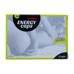 Alternative view of HOT Energy Caps for Men 5 Capsules - Guarana & Cardamom Formula
