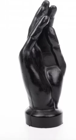 Hung System Hello Hand-Shaped Plug 23.7 cm x 9 cm Suction Base Black