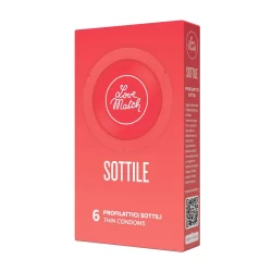 Alternative view of Love Match Sottile Ultra-Thin Latex Protection 6-Pack