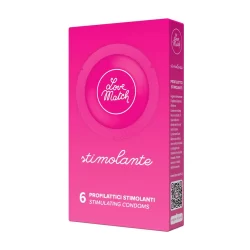 Alternative view of Love Match Stimolante Anatomical Textured Latex Condoms 6 pcs