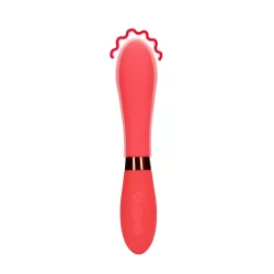 Loveline Salsa Silicone Smooth Vibrator - Sleek Design, Pink, 18 cm