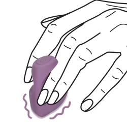 Loveline Finger Vibrator Mystic Purple - Compact Multi-Intensity Model