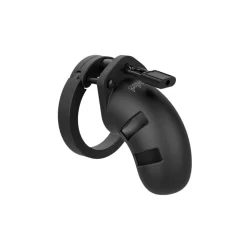 Mancage Model 20 Silicone Chastity Cage 3.5" / 9 cm Adjustable Black