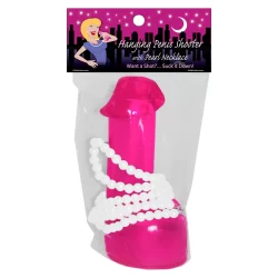 Pipedream Hanging Fun Shooter 3.5oz with Decorative Necklace Clear