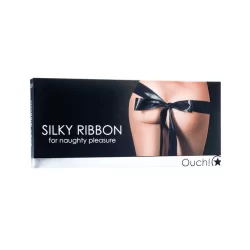Alternative view of Ouch! Silky Ribbon 167cm - Elegant Restraint Accessory, Black