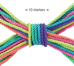 Alternative view of LoversPremium Bondage Rope 10m Multicolor - Durable Polyester Model