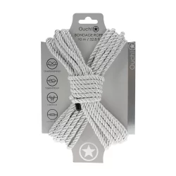 Loving Joy Silver Bondage Rope 10m - Durable Polyester Restraint Cord