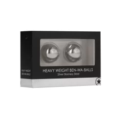 Alternative view of Shots Heavy Weight Ben Wa Balls Stainless Steel 2pcs Silver 100g