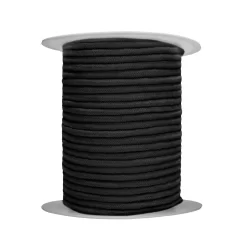 Shots Bondage Rope 100 m - Durable Cotton, Black, 0.8 cm Diameter