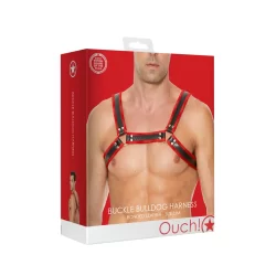 Alternative view of Kiotos Leather Bulldog Harness S/M - Adjustable Bonded Leather Chest Strap