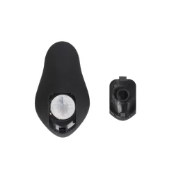Alternative view of E-Stim Vibrating Anal Plug with Remote Control - 8 Modes, Black