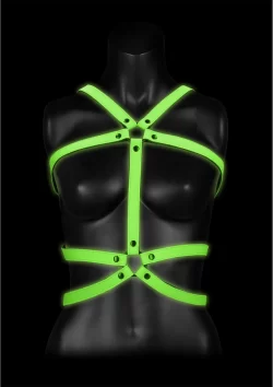 Ouch! Body Armor Glow in the Dark Full Body Harness L/XL