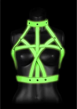 Ouch! Harness L/XL Glow-in-the-Dark Adjustable Body Accessory