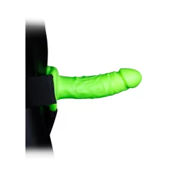 Alternative view of Ouch! Glow in the Dark Adjustable Strap-On Harness, Fluorescent Green
