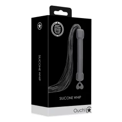 Alternative view of EasyToys Silicone Impact Whip Black - Flexible Accessory for Beginners