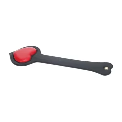 Ouch! Milan Collection Paddle Black/Red - Dual-Tone Leather Impact Tool