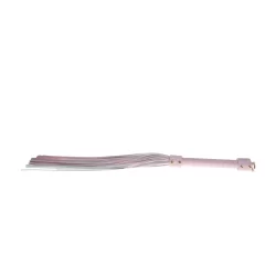 Alternative view of Ouch! Paris Collection Flogger Pink - Bonded Leather, Iridescent Accents