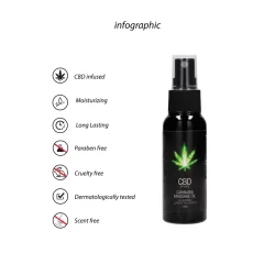 Alternative view of Cobeco Pharma CBD Relaxing Massage Oil 50 ml - Hemp Extract Formula