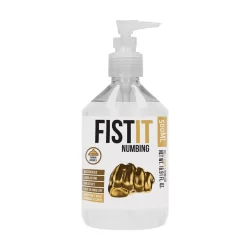 Fist It Numbing Water-Based Lubricant 500ml - Neutral Formula, Large Size