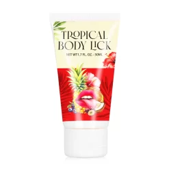 Body Lick Tropical Flavored Body Gel 50ml - Exotic Scented Formula