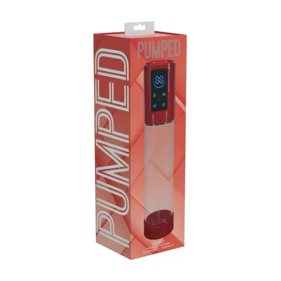 Alternative view of MegaLift Automatic Intimate Vacuum System Metallic Red Waterproof